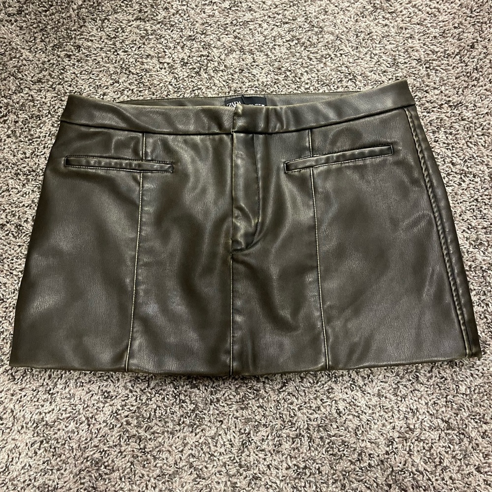 Zara Black Mini Pencil Skirt for Night Out